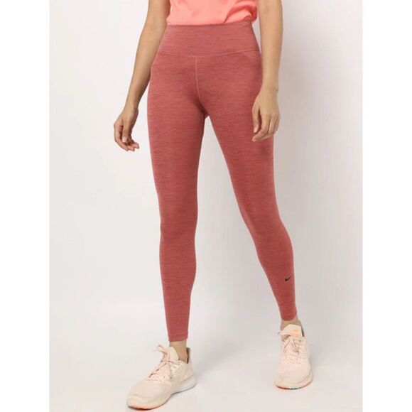 NIKE Dri Fit women’s heathered high rise pants sz S active gym - Picture 1 of 9
